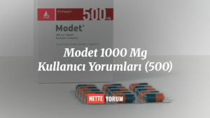 Modet 1000 Mg Kullanıcı Yorumları (500)